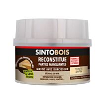 Mastic à bois avec durcisseur angles/gros trous sapin 170ml - SINTO