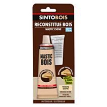 Mastic à bois avec durcisseur angles/gros trous teinte sapin 66 ml- SINTO