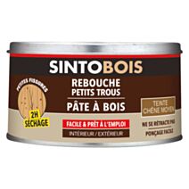 Pâte à bois Rebouche imperfections chêne moyen 170ml - SINTO
