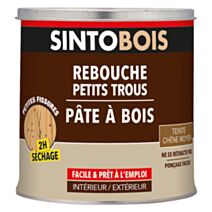 Pâte à bois Rebouche imperfections chêne moyen 550ml -SINTO