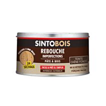 Pâte à bois Rebouche imperfections chêne foncé 170ml - SINTO