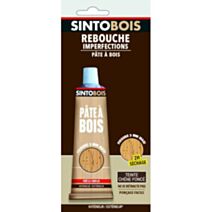 Pâte à bois Rebouche imperfections chêne foncé 80ml - SINTO