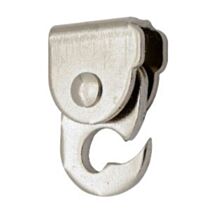 2 crochets acier autobloquants pour cimaise