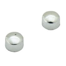 10 punaises magnétiques argentées