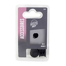 4 magnets noirs