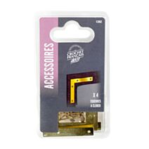 4 Équerres à clouer spécial renfort de cadres