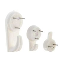 20 crochets spécial béton assortis pour tableaux et cadres