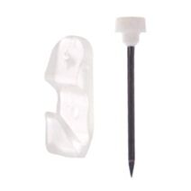 8 crochets résine transparents n° 1 pour tableaux et cadres - LE CROCHET FRANCAIS