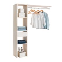 Aménagement de placard Acacia Module C L138xH180xP40cm - EKIPA