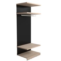 Dressing Play Module tablettes L86xH220xP60cm 18mm Chêne - EKIPA