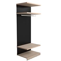 Dressing Play Module tablettes L86xH220xP60cm 18mm Chêne - EKIPA