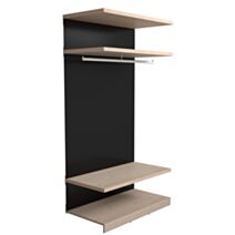 Dressing Play Module tablettes L116xH220xP60cm Chêne - EKIPA