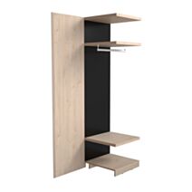 Dressing Play Module d'angle L118xH220xP60cm Chêne - EKIPA