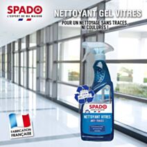 Nettoyant vitres anti-traces gel 750 mL - SPADO