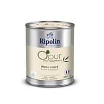 Peinture multi-supports O'pur 2L satiné blanc cassé - RIPOLIN