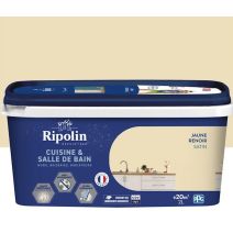 Peinture cuisine/bain 2 l jaune renoir satin
