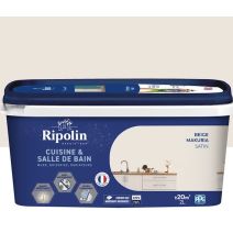 Peinture cuisine/bain 2 l beige makuria satin