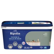Peinture cuisine/bain 2 l vert nobile satin