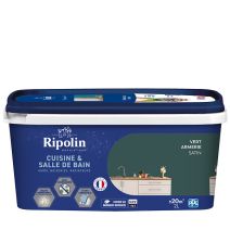 Peinture cuisine/bain 2 l vert armerie satin