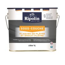 Sous-Couche Plaque De Platre Blanc Mat 5L - RIPOLIN