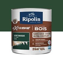 Peinture Protection eXtreme bois 0,5L vert Basque