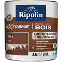 Protection Extreme Bois Teck Satin 0,5L RIPOLIN