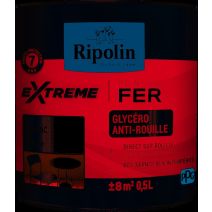 Peinture Extrême fer Solvant 0,5L blanc RIPOLIN