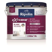 Protection extrême Mur & Plafond Blanc Velours 10L - RIPOLIN