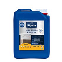 Traitement murs humides et salpêtre incolore 2,5L - RIPOLIN