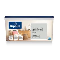 Peinture ms satin gris lome 2,5L - RIPOLIN
