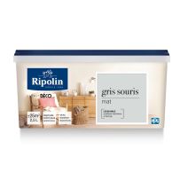 Peinture mat gris souris 2,5L - RIPOLIN