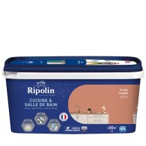 Peinture cuisine/bain 2 l ocre nubie satin