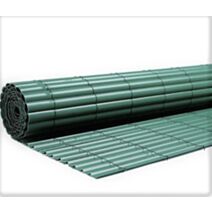 Canisse simple face PVC Plastic'Eco occultant 85% 1x3m Vert - SICATEC