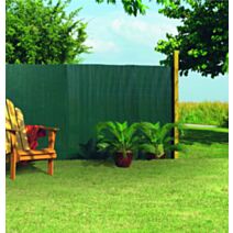 Canisse simple face PVC Plastic'Eco occultant 85% 1x5m Vert - SICATEC