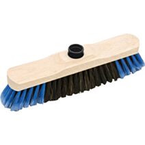Balai droit crin souple bleu et noir