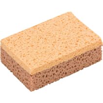 Eponge 2 en 1 synthétique+végétale