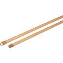 Manche à balai bois Type 2 130cm Ø24mm à vis