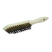 Brosse métallique à manche souple