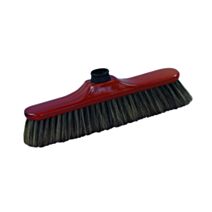 Balai d'appartement "semelle droite" soies grises - NESPOLI