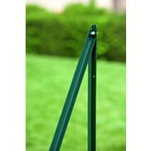 Poteau en T pour clôture grillage souple 1,75m vert - DIRICKX