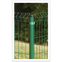 Poteau Rond Univers Vert 6005 Ø48mm h2,50m - DIRICKX