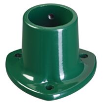 Platine Univers pour poteau grillage Ø48 vert 6005 - DIRICKX