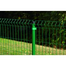 Poteau Univers pour Panneau Grillagé Arista Ø48 1,10m Vert - DIRICKX