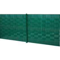 Lamelles occultation pour panneau grillagé Lixo 60m Vert - DIRICKX