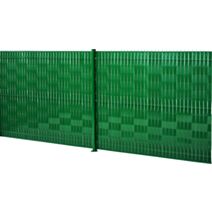 Lamelles occultation pour panneau grillagé Lixo 60m Vert - DIRICKX