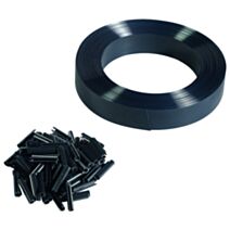 Lamelles occultation pour panneau grillagé Lixo 60m Gris - DIRICKX