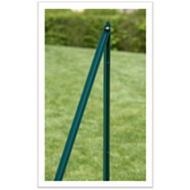 Jambe de force plastifiée pour clôture grillage souple L2,00m Gris - DIRICKX