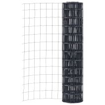 Grillage en Rouleau Soudé Gris 25x1,5m 