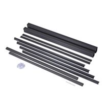 Lattes d'occultation rigides pour panneau grillagé rigide 1,5mx2,5m gris - DIRICKX