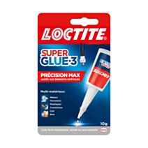Colle Super Glue-3 Précision Max 10 g - LOCTITE